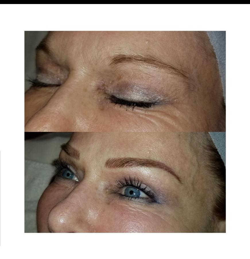 Microblading Before & After Blush & Brow Spa & Salon